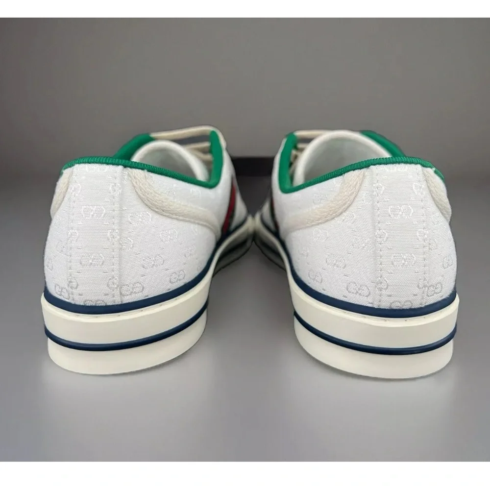 Gucci Tennis 1977 Women GG 625787 Monogram Sylvie Fabric Logo Sneakers EU 41 - Picture 5 of 12